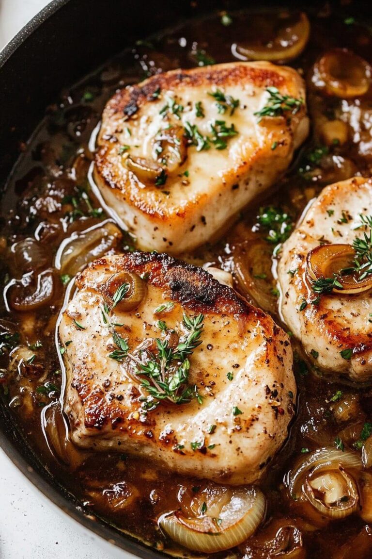 French Onion Pork Chops Recipe