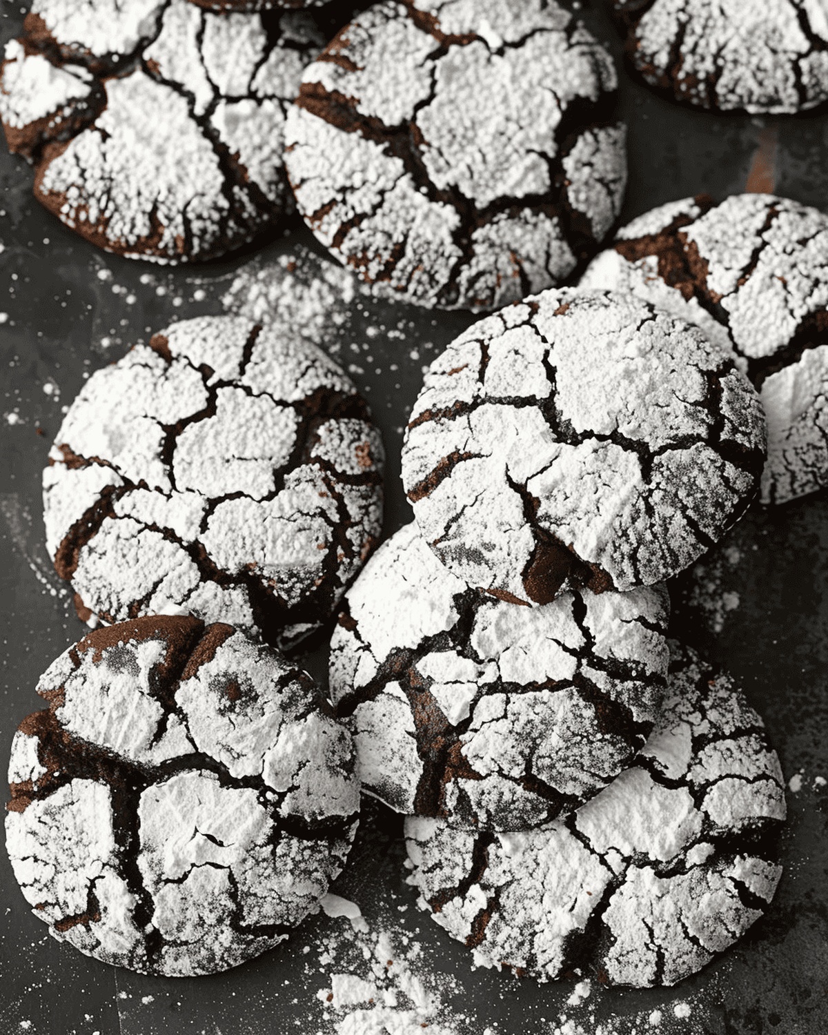 Decadent Vegan Crinkle Chocolate Cookies Recipe