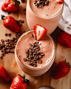 Creamy Chocolate Strawberry Smoothie Recipe