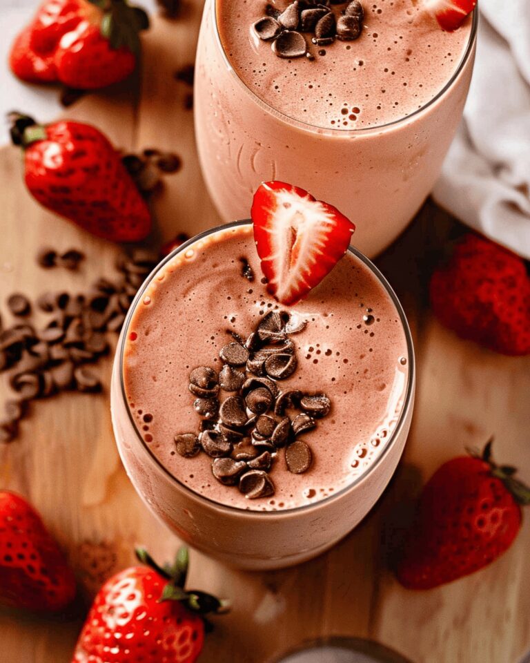 Creamy Chocolate Strawberry Smoothie Recipe