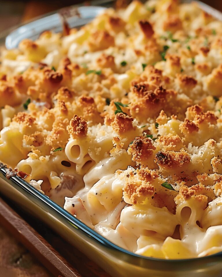 Cheesy Chicken Cordon Bleu Pasta Bake Recipe