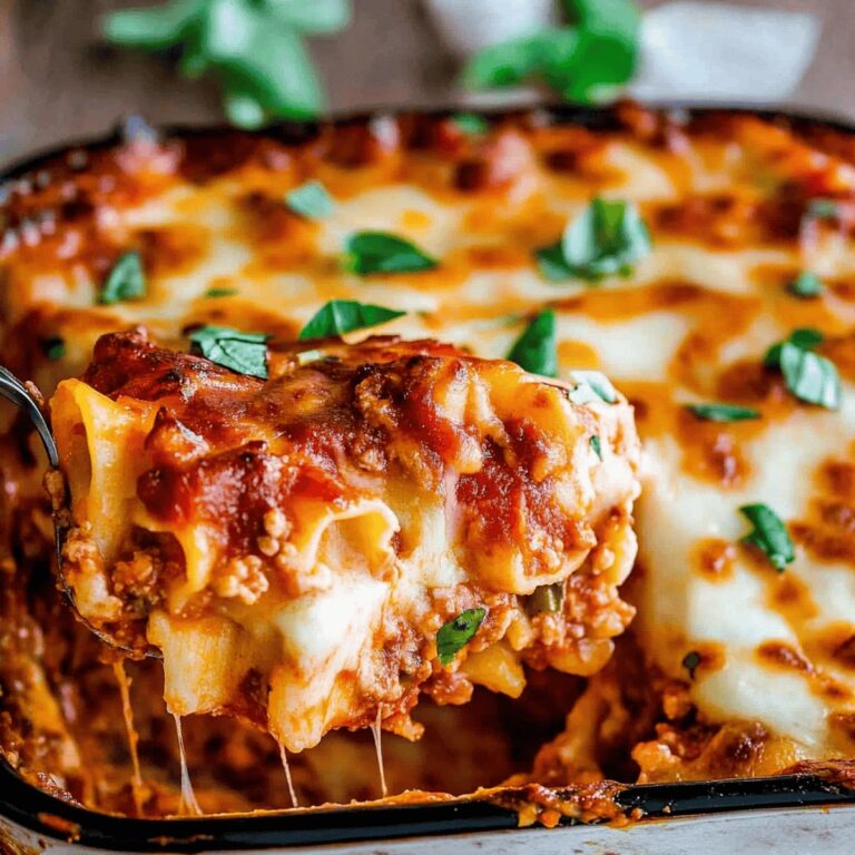 Creamy Baked Ziti with Sausage Recipe