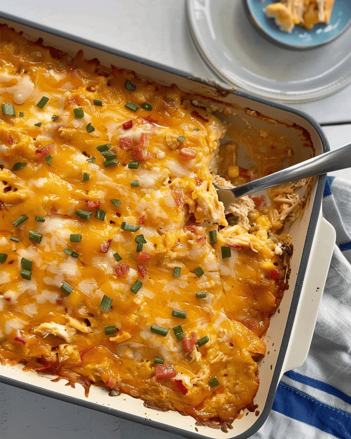 Creamy Chicken and Tortilla Casserole Recipe