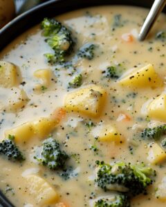 Cheesy Cheddar Broccoli Potato Feast Recipe