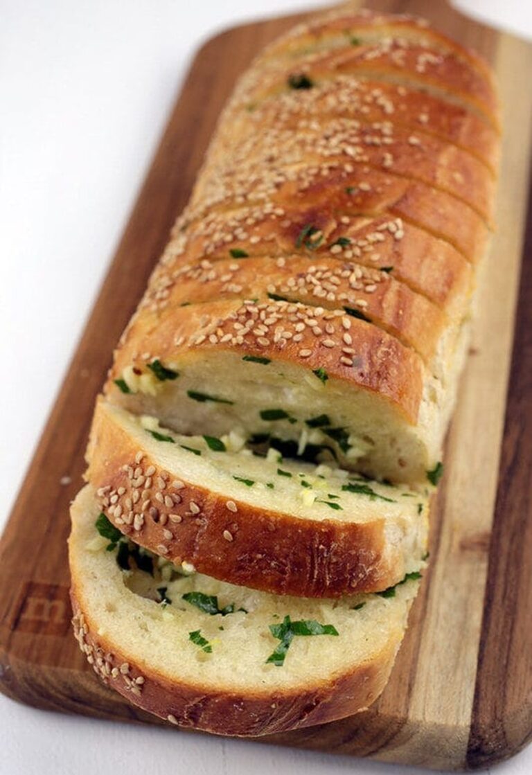 Cheesy Garlic Bread Recipe