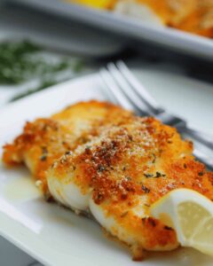 Crispy Parmesan Crusted Cod Recipe