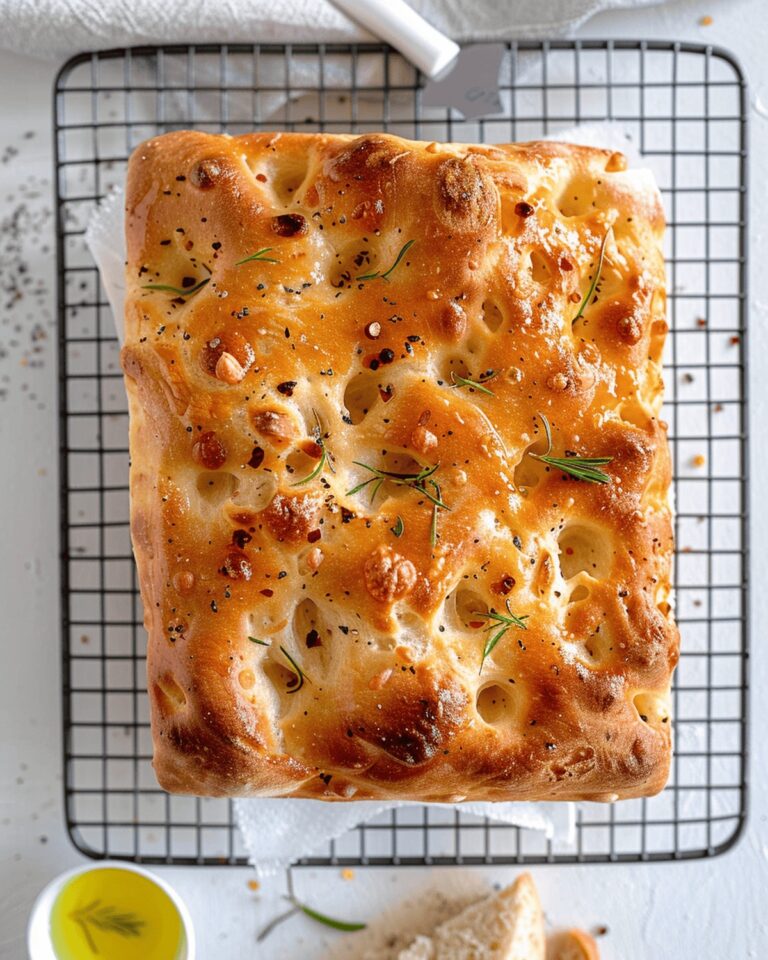 Rustic Focaccia Bread Recipe