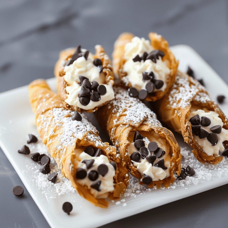 Decadent Cannolis Recipe