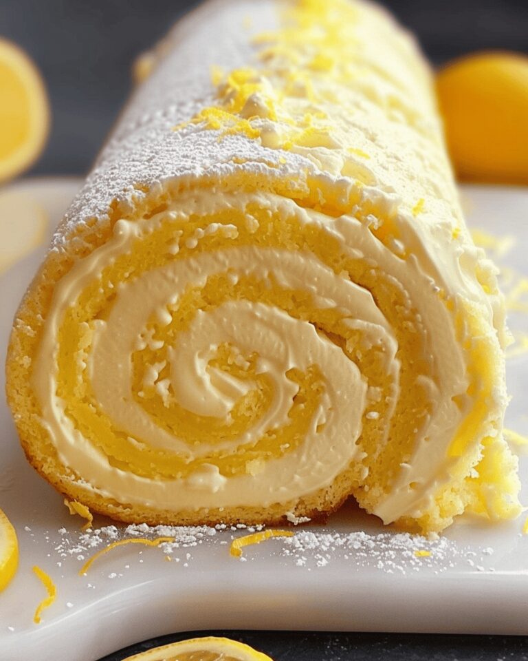 Dreamy Lemon Cream Swiss Roll Recipe