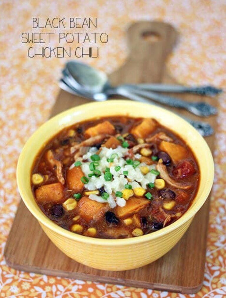 Black Bean Sweet Potato And Chicken Chili Recipe