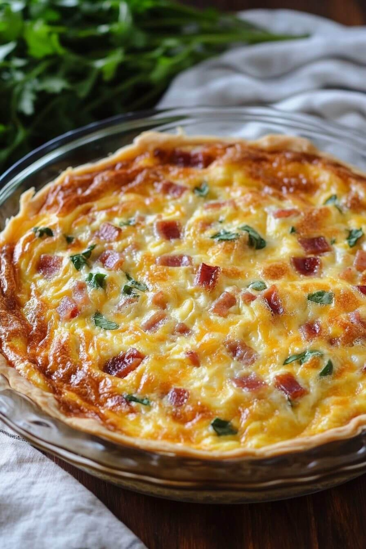 Homestyle Bacon And Cheese Quiche Recipe