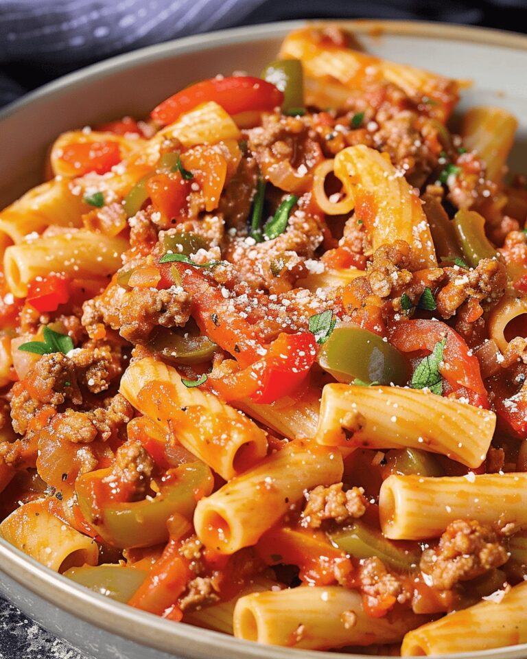 Saucy Sausage And Pepper Pasta Feast Recipe