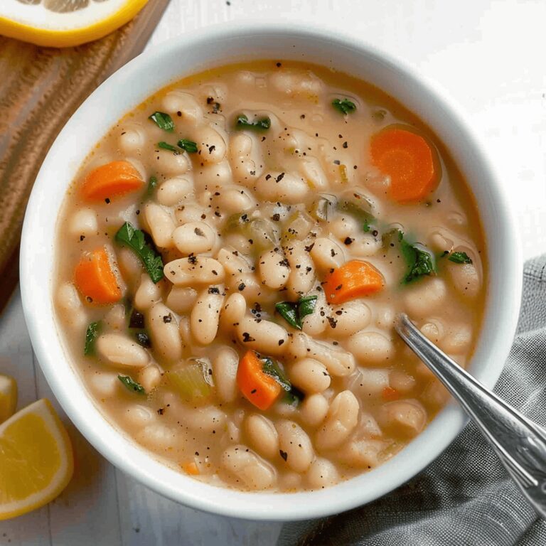 Hearty Greek White Bean Soup Recipe