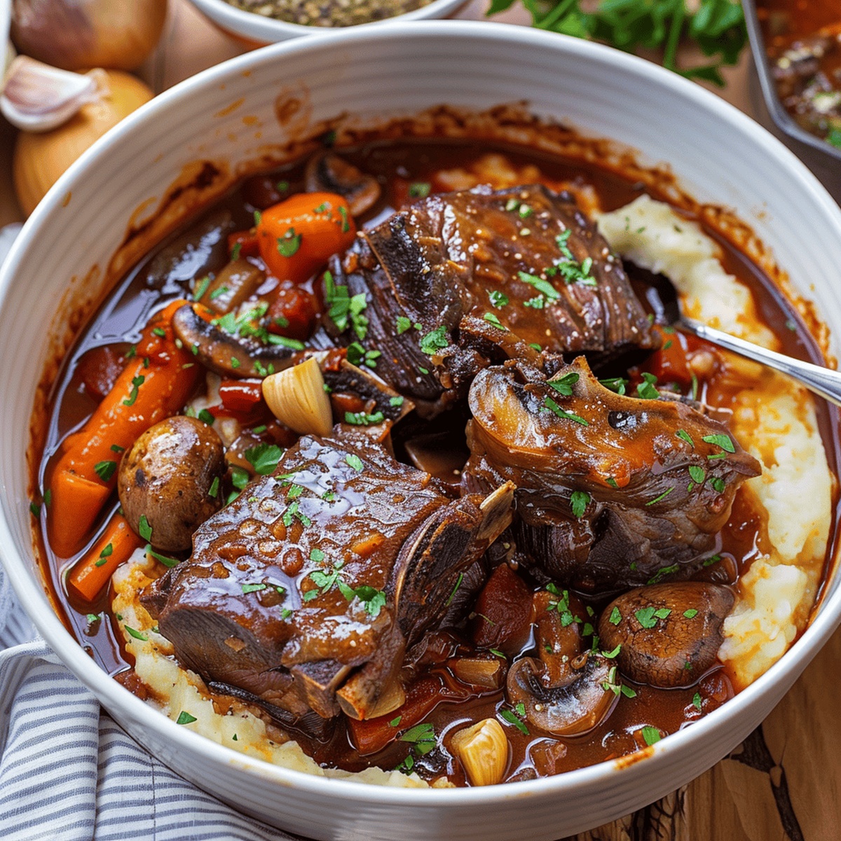 French Style Braised Short Ribs Recipe