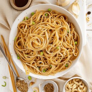 Garlic Sesame Noodles Recipe