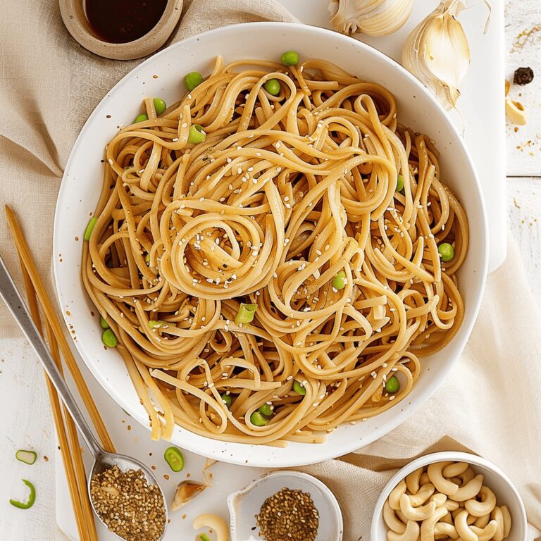 Garlic Sesame Noodles Recipe
