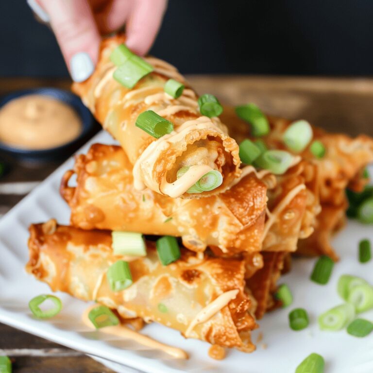 Crispy Bang Bang Shrimp Egg Rolls Recipe