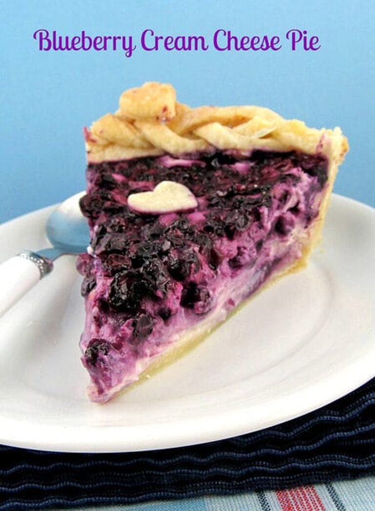 Blueberry Cream Cheese Pie Recipe