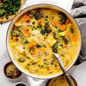 Hearty One Pot Vegetable Soup Recipe