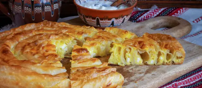 Banitsa With Cheese (Banitsa Sas Sirene)